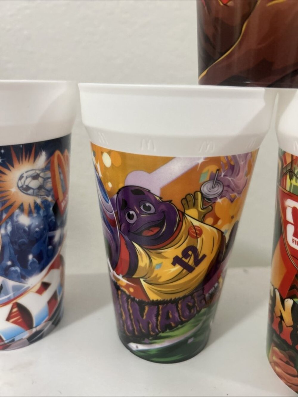 MCDONALDS 2026 FIFA WORLD CUP Rare Collectible Cups Set Of 4 (OPENED) - Picture 7 of 9